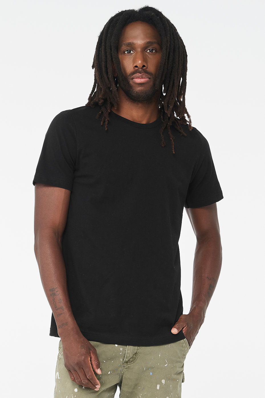 Plain black shirt
